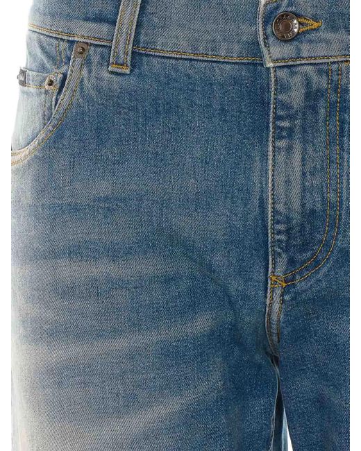 Dolce & Gabbana Blue Dolce & Gabbana Skinny Jeans for men