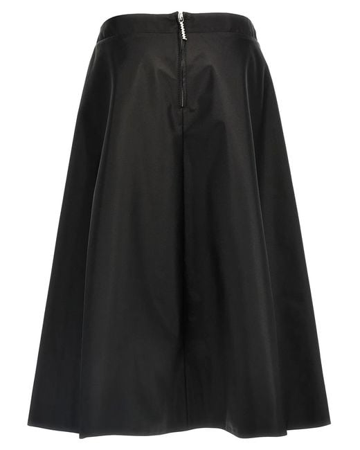 Marni Black Nylon Skirt