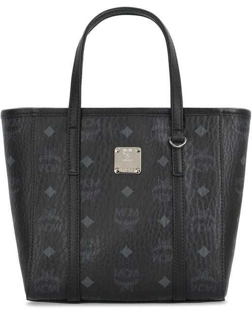 MCM Black Mini Tote Bag Toni