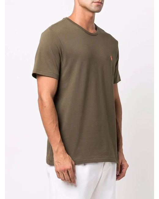 Polo Ralph Lauren Green Custom Slim Fit Jersey T-Shirt for men