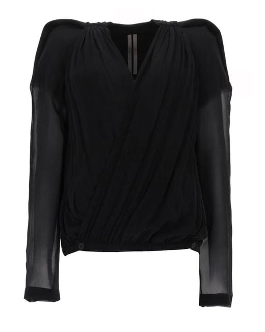 Rick Owens Black Mary Jacket