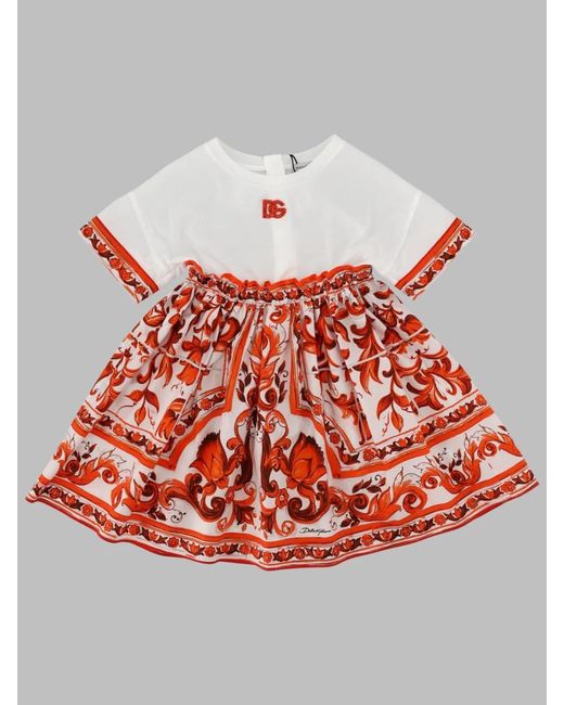 Dolce & Gabbana Red Dolce & Gabbana Abito Maniche Corte
