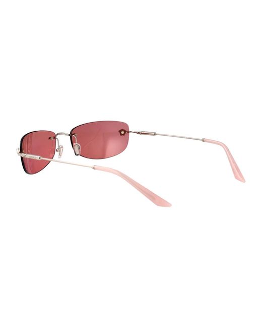 Versace Red Metal Sunglasses