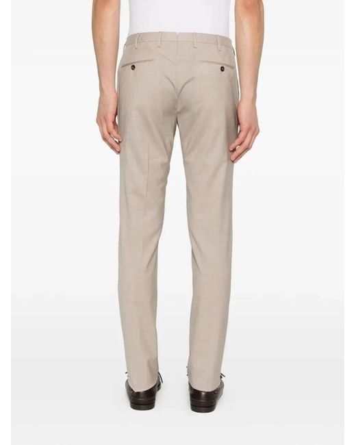 Incotex White Classic Chino Trousers for men