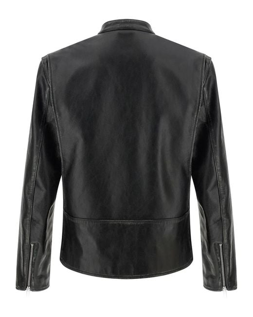 DSquared² Black 'Bad Boy' Biker Jacket for men