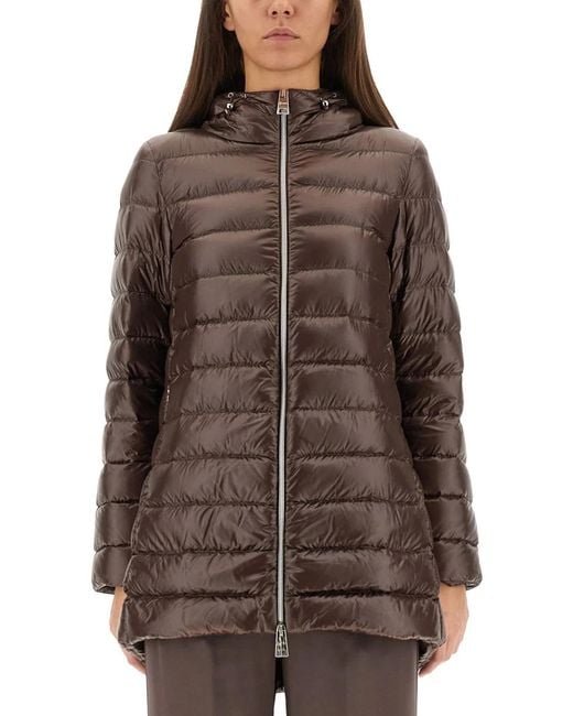 Herno Brown Piumino "A-Shape Resort"
