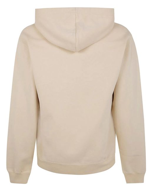 Jacquemus Natural "Le Hoodie Gros Grain" Hoodie Sweatshirt for men