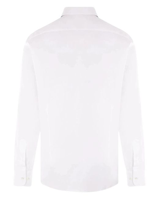 Etro White Shirt With Pegasus Motif for men