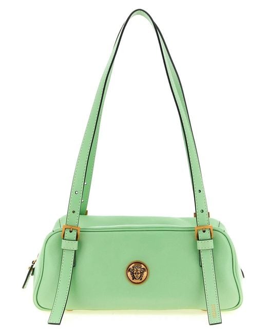 Versace Green 'Emblème' Shoulder Bag