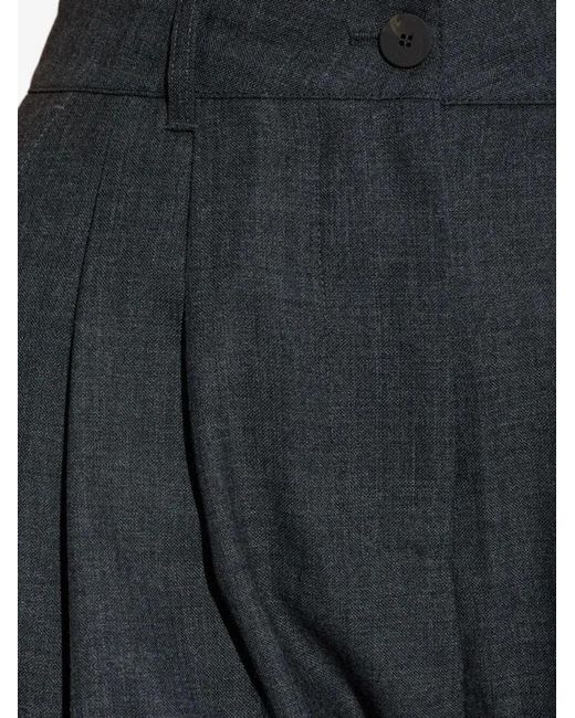 Studio Nicholson Blue "Acuna" Double Pleat Front Pant