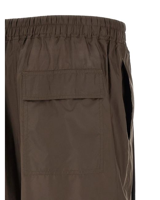 Rick Owens Brown Moncler + 'Kiltshorts' Bermuda Shorts for men