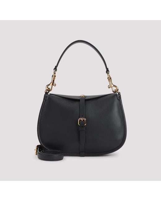 Etro Black Medium Pony Shoulder Bag