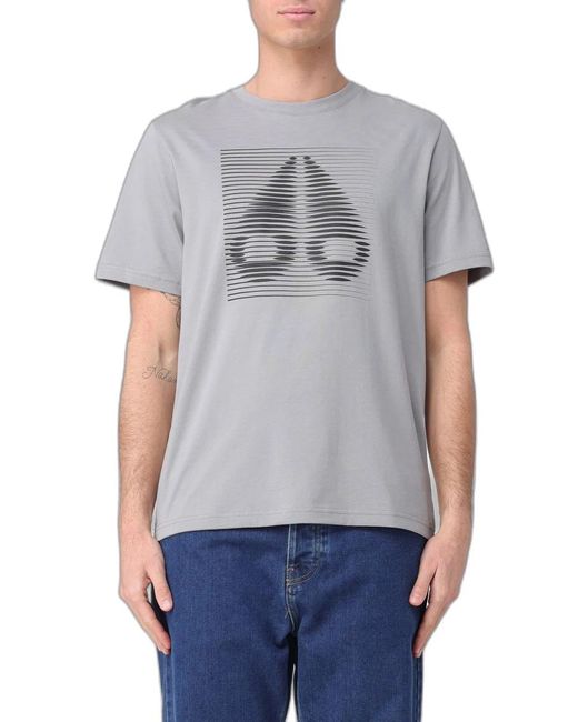 Moose Knuckles Gray Raanddaze Mini Tee for men