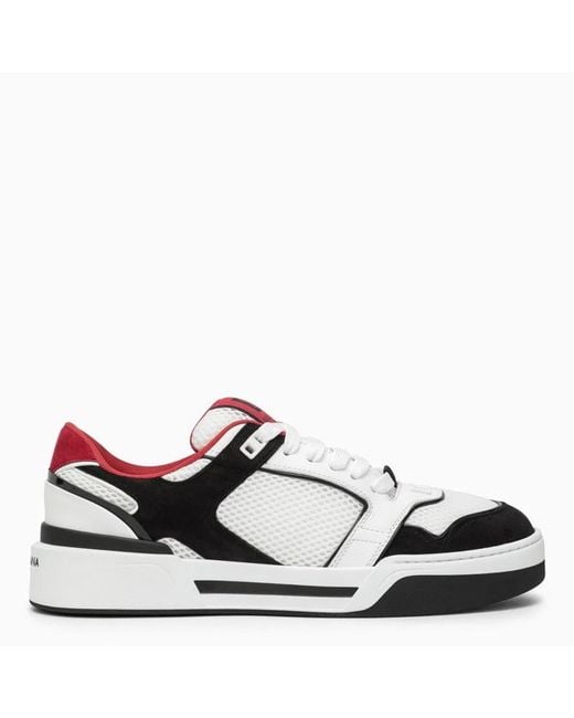 Dolce & Gabbana White Dolce & Gabbana New Roma Low-Top Sneakers for men
