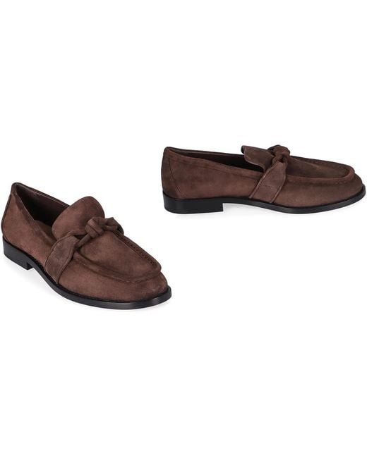 Bottega Veneta Black Astaire Loafer With Knot Detailing