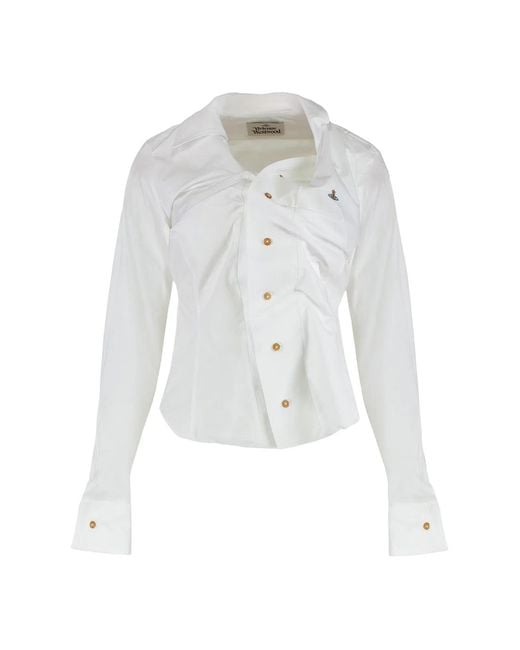 Vivienne Westwood White Drunken Shirt