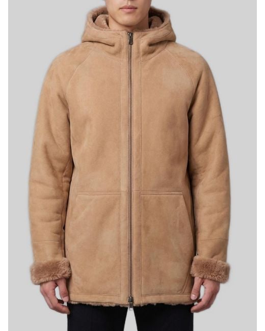Salvatore Santoro Natural Reversible Midi Jacket for men