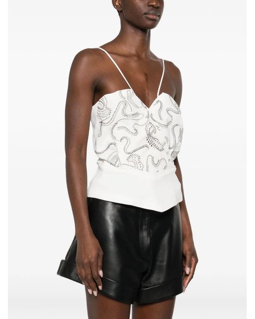 IRO White Olympe Top