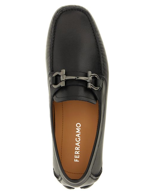 Ferragamo Black 'Parigi New' Loafers for men