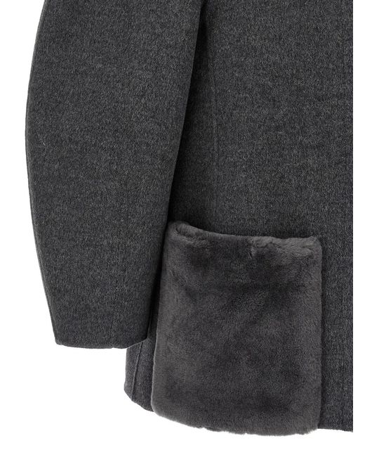 Fendi Gray Blouson Cocoon