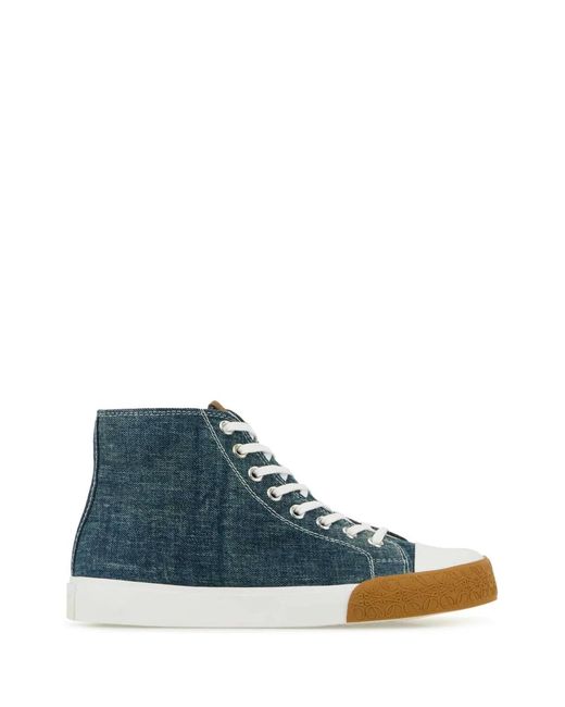 Loewe Blue Denim Paula S Ibiza Block Sneakers for men