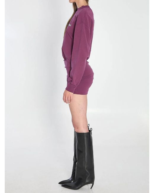 The Attico Purple Mini Dress