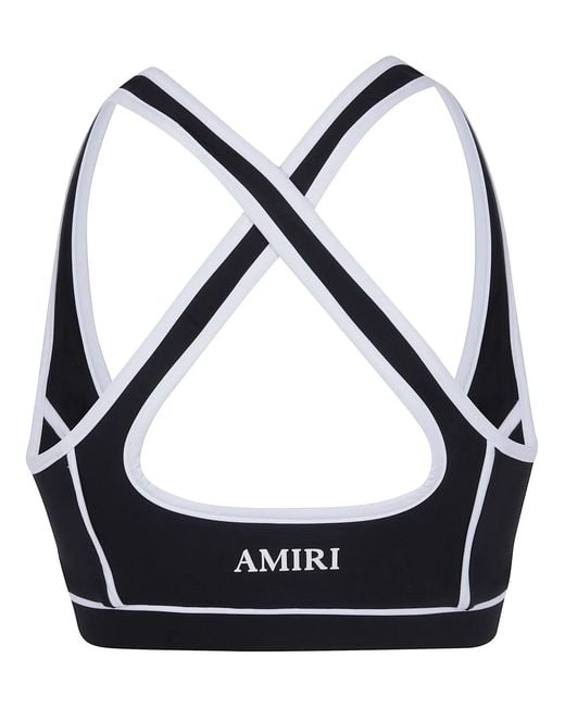 Amiri Black Active" Round Ma Bra