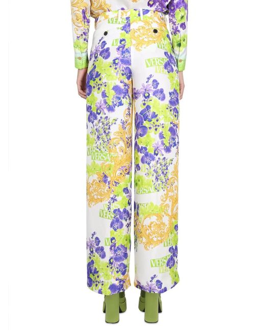 Versace Multicolor Baroque Pants