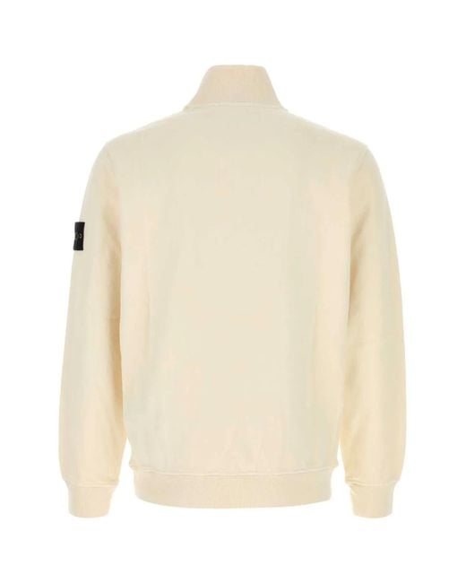 Stone Island Natural Ls Polo for men