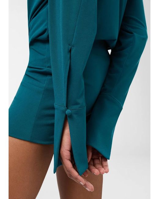 ANDAMANE Blue Lilia Mini Dress