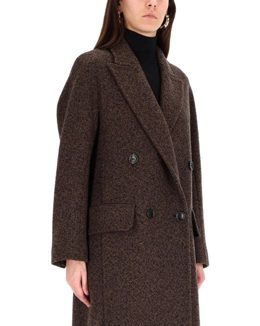 Max Mara Brown Gappotto Bow