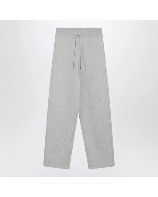 AMI Gray Ami De Coeur Track Pants