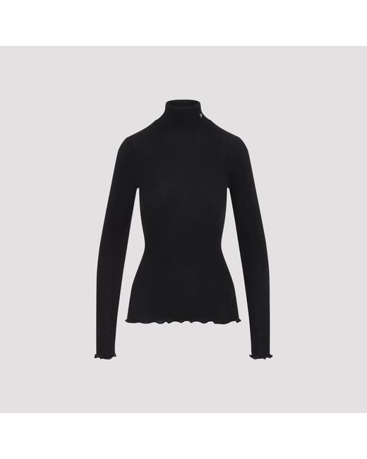 Prada Black Wool Blend Sweater