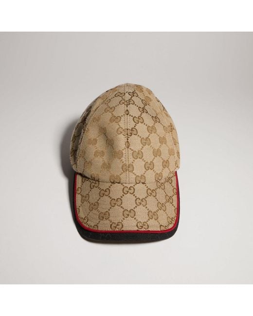 Gucci Natural Fabric Baseball Cap for men