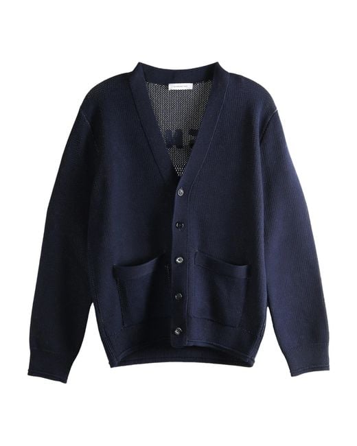 Givenchy Blue V-Neck Cardigan for men