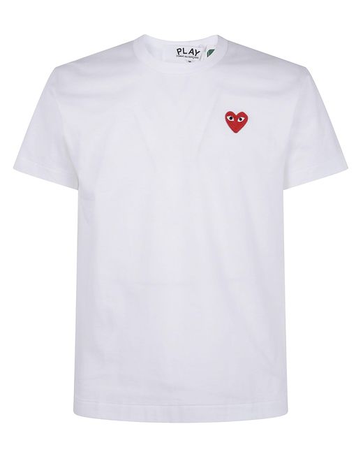 COMME DES GARÇONS PLAY White Classic Heart T-Shirt