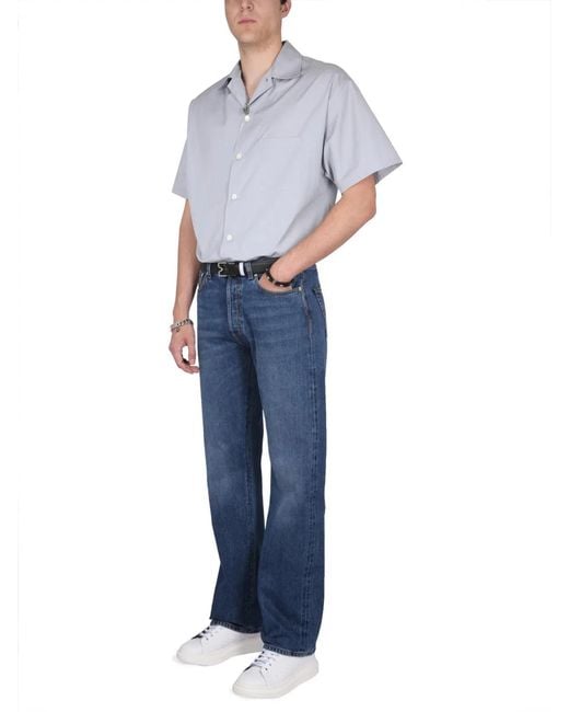 McQueen Blue Pijama Shirt for men