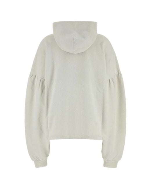 Balenciaga White Nano Bb Sweatshirt