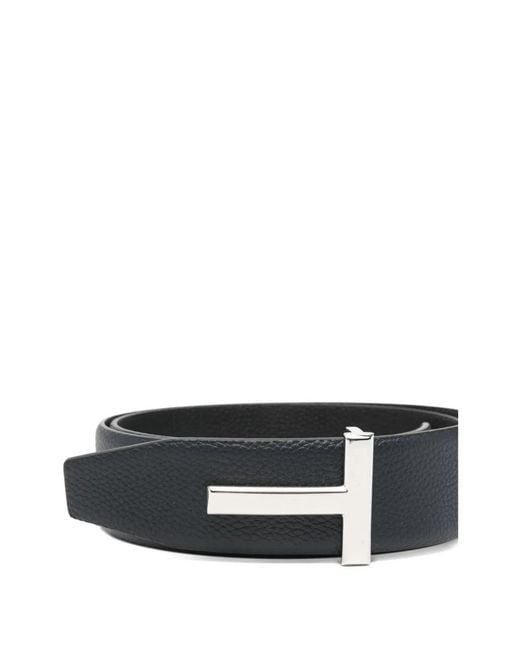 Tom Ford White Cintura Con Fibbia T for men