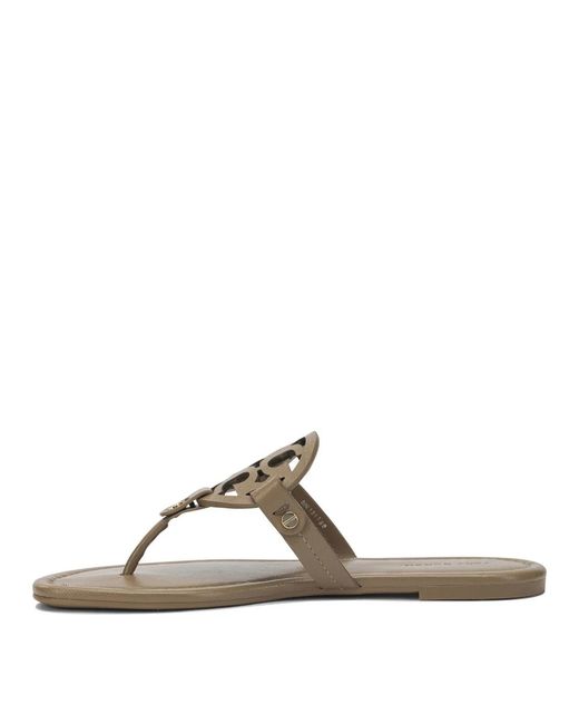 Tory Burch Brown Leather Sandals