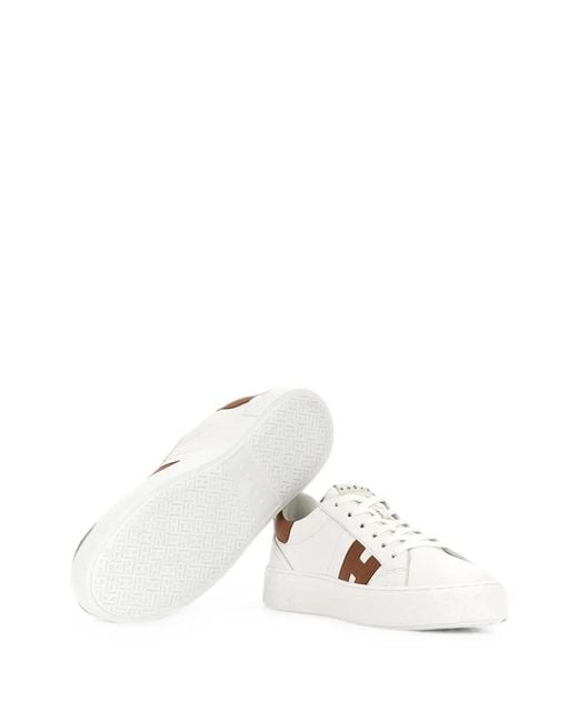 Hogan White Crosswind Sneakers for men