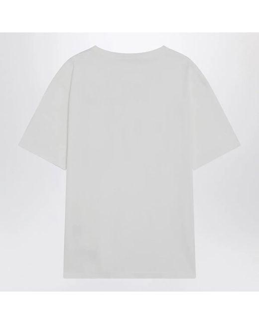 Valentino White T-Shirt With Apollon/Dionysos Print for men