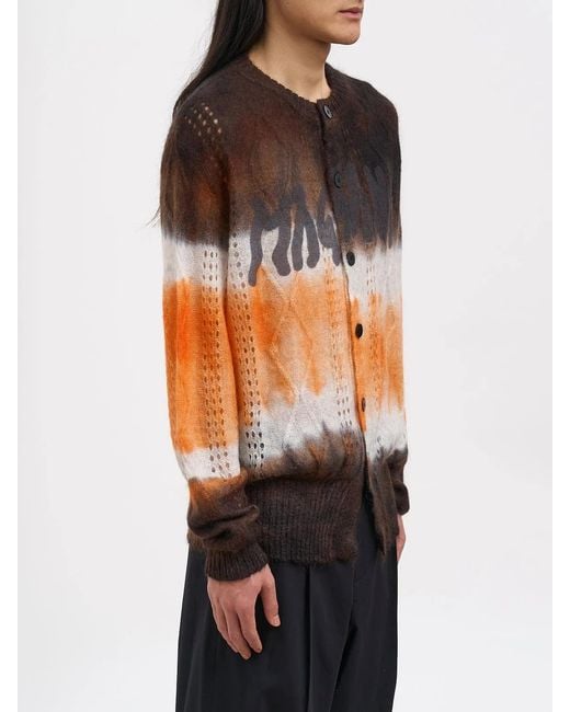 Magliano Black Psychedelic Kid Cardigan for men