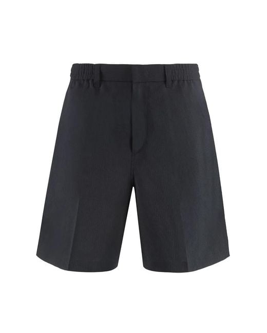 Emporio Armani Blue Bermuda Trousers for men