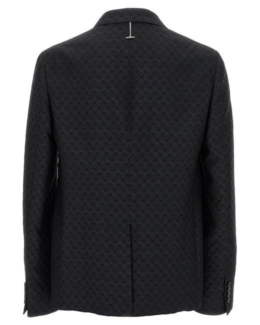 McQueen Black 'Skull' Blazer for men