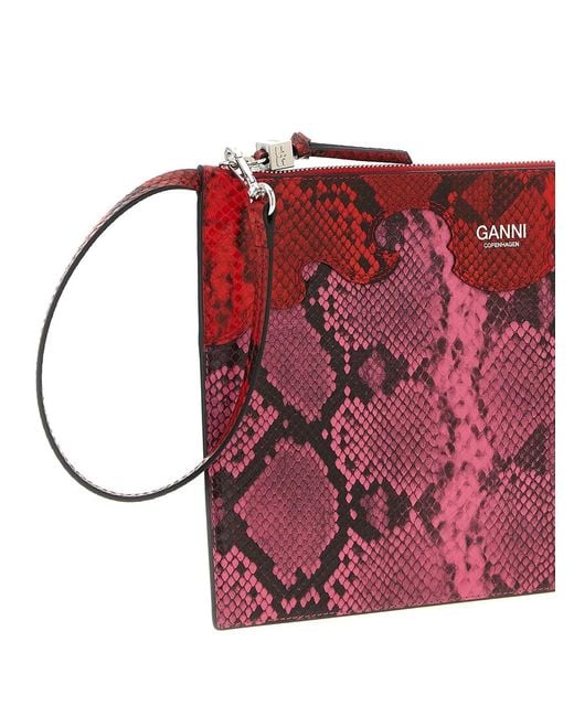Ganni Red 'Fairy' Pouch