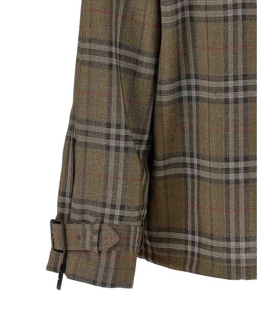 Burberry Green Multilayer Shirt for men
