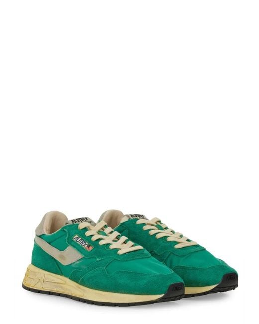 Autry Green Reelwind Supervintage Sneakers for men