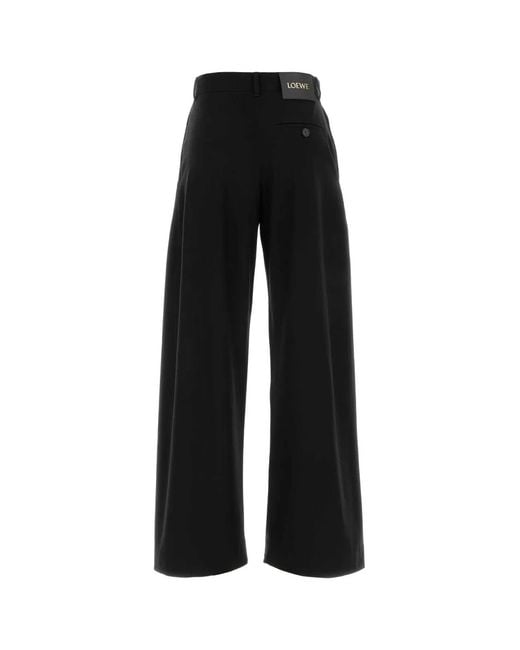 Loewe Black Belted Trousers Alt