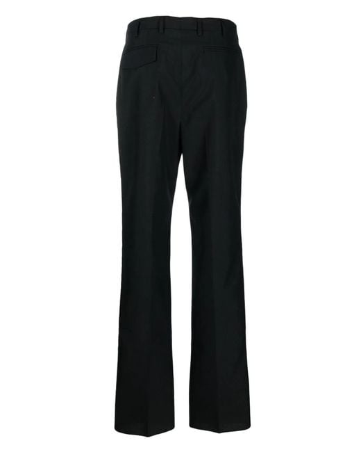 Gabriele Pasini Black Wool Blend Trousers